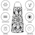 thumbnail image 6 of Sikiie Mandala Floral Line Art Aprons for Kitchen Cooking Aprons, Chef Apron for Men Women Chef, 6 of 7