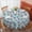 Pioneer Flower Floral-1, variant on Pioneer Flower Floral Print Pattern Round Tablecloth 70"x70", Wrinkle Resistant Wipeable Table Cover for Kitchen Dining Room Picnic Patio and Party