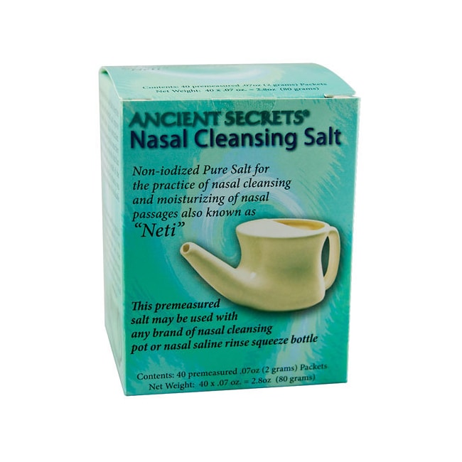 Ancient Secrets Cold, Cough or Flu Treatment Ancient Secrets Nasal Cleansing Salt