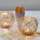 thumbnail image 4 of Candelabro dorado con velas de té, candelabro para cenas con velas, candelabro de mesa para aromaterapia, decoración para fiestas de cumpleaños y bodas., 4 of 5