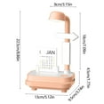 thumbnail image 3 of ABPWLY Veilleuse LED Multifonctionnelle avec Luminosité Réglable Haut-Parleur Bluetooth Lampe de Bureau Calendrier et Autocollants pour Maison Bureau Dortoir Liquidation Petite Lampe de Bureau Lampes Jours du Canada, 3 of 6