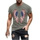 thumbnail image 2 of Tops para hombre, blusas y camisas de manga corta con cuello redondo para hombre, jersey informal de moda con estampado para hombre, camiseta de manga corta con cuello redondo, blusa de poliéster para, 2 of 5