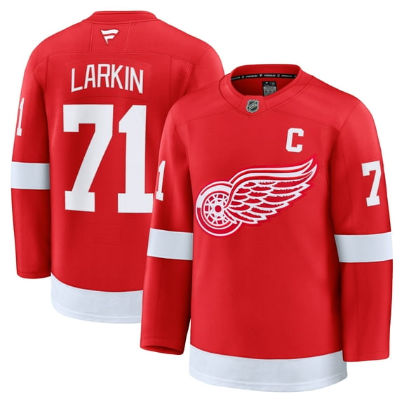 Men's Fanatics Dylan Larkin Red Detroit Red Wings Home Premium Jersey