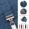 thumbnail image 6 of Slate Blue Washable Area Rugs 2.7'x5', Country Vintage Minimalist Solid Color Backdrop Washable Throw Living Room Rug Non-Slip Sturdy Edge Binding Carpet for Indoor Entryway Bedside Kitchen, 6 of 9