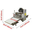 thumbnail image 4 of EQCOTWEA Commercial Dough Sheeter Desktop Foldable Shortening Pastry Machine 500mm, 4 of 11