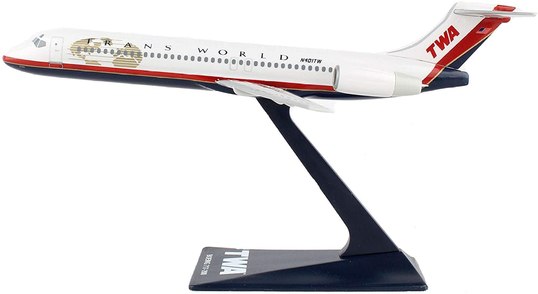 Flight Miniatures McDonnell Douglas Demo House Livery MD-80 1:200 Scale Display Model with Stand 