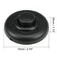 thumbnail image 2 of Interruptor de pie de control de lámpara redonda Uxcell ON/OFF de plástico negro 2 piezas, 2 of 5
