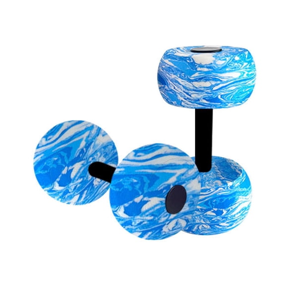 Water Weights Pool Exercise Dumbbells - Aqua Fitness Equipment for Water Aerobics, Swimming Training & Beginner Pool Workouts
