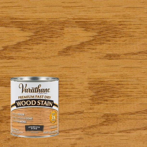 Ipswich Pine, Varathane Premium Fast Dry Wood Stain262012, Quart