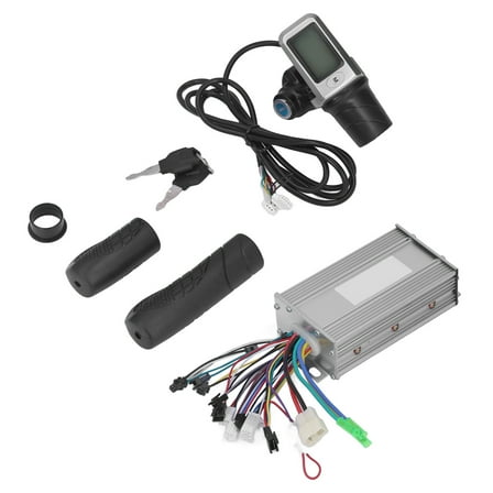 36V/48V 500W Brushless Motor Controller Kit, LCD Display  Throttle, Electric Bike Speed Control