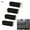 4pcs 5cm One Shape, variant on 4Pcs 50MM Hight Plastic Furniture Legs L-shape And One Line Shape Sofa Legs Coffee Table and Bed Legs Rectangle Couch Leg Plinth