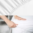 thumbnail image 4 of Superior Cotton Rich White Hotel Quality Fitted Bed Sheets, Set of 6, King, 4 of 4