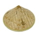 thumbnail image 1 of Sombrero de bambú transpirable, artesanías artísticas, decoración de pared DIY para la playa, agricultura, mujeres y hombres. Patrones de hojas, 1 of 9