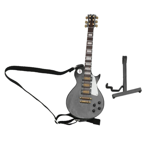 Guitarra Eléctrica En Miniatura, Hermoso Modelo De Guitarra Eléctrica En Miniatura De Tilo De 18 Cm, Multiusos Para Colección De Regalos