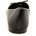 thumbnail image 5 of Tommy Hilfiger Womens Mirella Closed Toe Slide Flats, Black, Size 6.5, 5 of 5