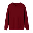 thumbnail image 2 of Birdeem Mode Femmes Décontracté Uni Manches Longues Chandail Chandail en Molleton Blouse Tops, 2 of 5