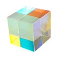 thumbnail image 1 of Generic K9 Glass Optical Cube Prism, 15x15x15mm or 20x20x20mm, Six-Sided Light Refraction Tool for Experiments, 1 of 6