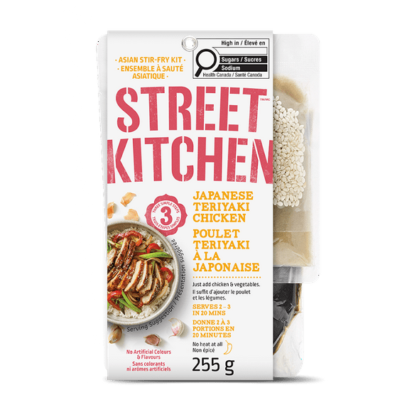 Street Kitchen - Japanese Teriyaki Chicken Kit (255g), A fast and easy authentic culinary adventure awaits