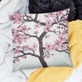 thumbnail image 2 of BANET Japanese Pillow Sham, Branch of a Flourishing Tree Flowers Spring Theme , Decorative Standard Queen Size Printed Pillowcase White, 2 of 5