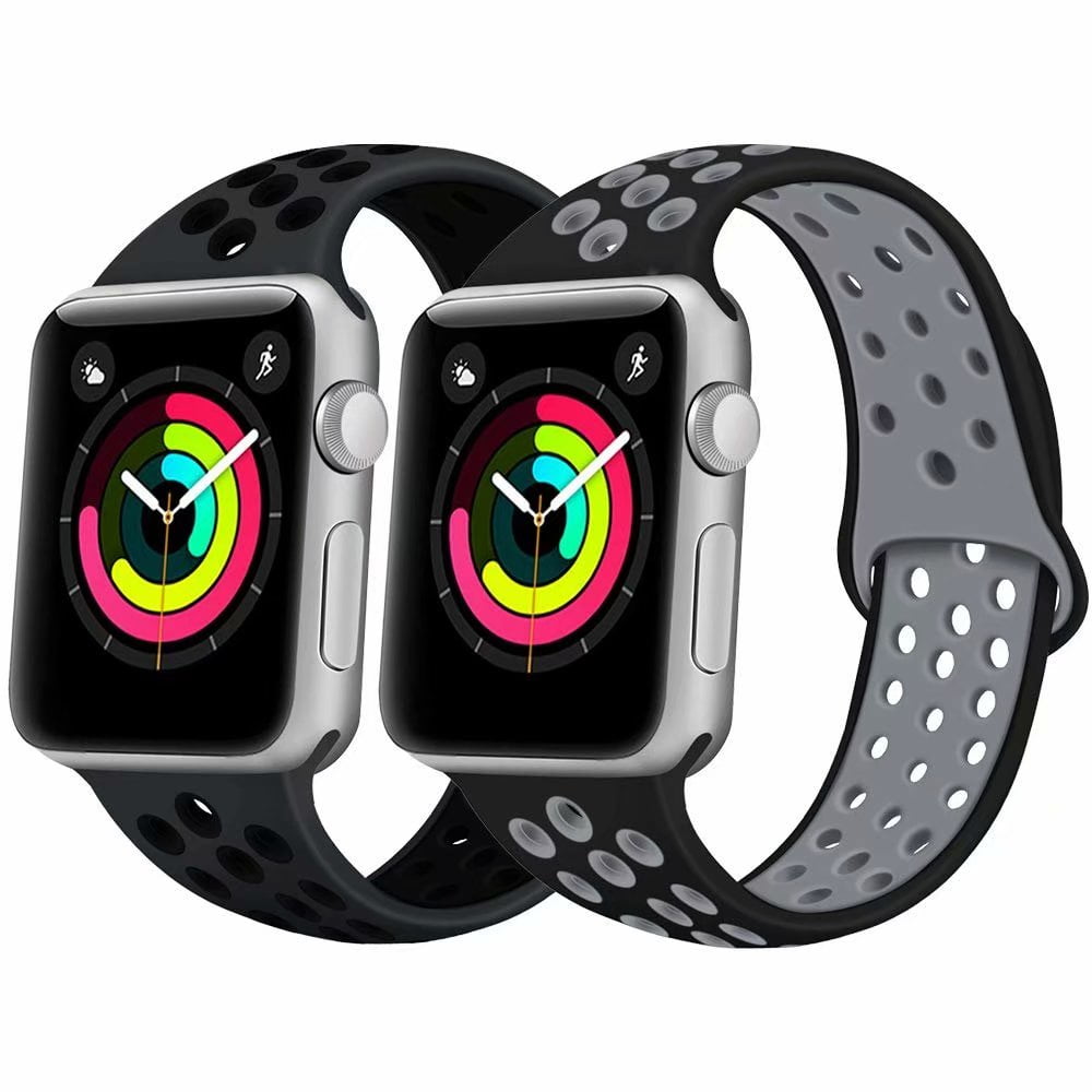 iGK Compatible Apple Watch Band 38mm 40mm 42mm 44mm Wristbands Women Men,  Soft Silicone Sport Replacement Bands Strap Compatible for iWatch Apple  Watch Series 4, Series 3, Series 2, Series 1 | Walmart Canada