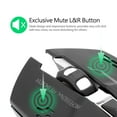 thumbnail image 4 of Oubit Mute Mouse,Portable Mute Rechargeable 2400DPI Optical Mouse Mouse Convenient Use, 4 of 9