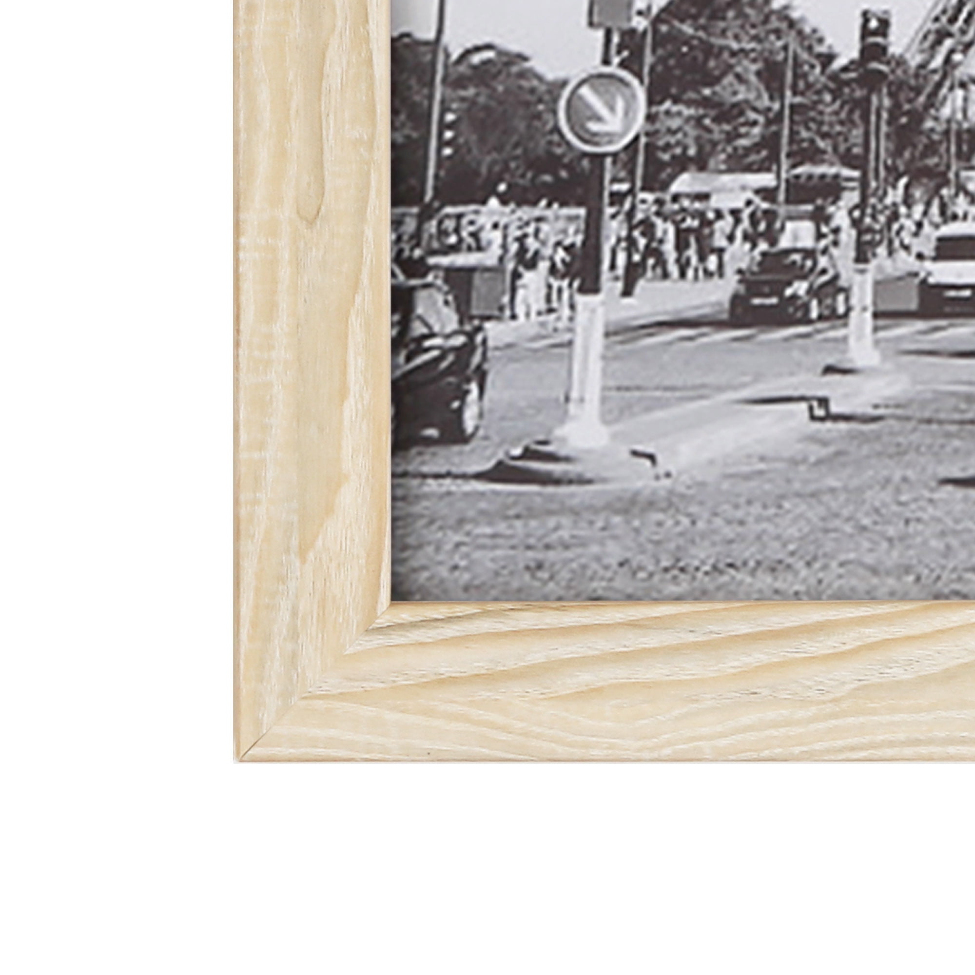 Scholartree 7 PACK 8.5x11 Picture Frame, Award Certificate Diploma Document Bulk 8.5 by 11 College Frames, Wall or Tabletop, Wood Grain Finish