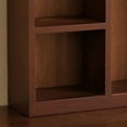 thumbnail image 3 of Wooden Desktop Display Cabinet With Tempered Glass Door Multifunctional Storage Organizers For Home Office Decors, 3 of 16