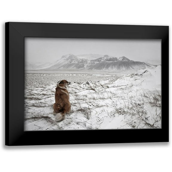 Ingibergsson, Bragi 14x11 Black Modern Framed Museum Art Print Titled - Snowstorm