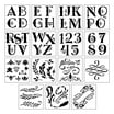 2" Modern Sans Serif Alphabet Stencils by Craft Smart® - 64 designs ...