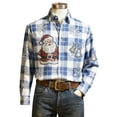thumbnail image 5 of SGFCWSX Men's Plaid Shirt Long Sleeve Button Down Casual Regular Fit with Chest Pocket Shirts Multicolor Size S, 5 of 5