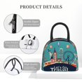thumbnail image 4 of Easygdp Let's go Travel Bolsa de Almuerzo Insulada Grande, Forro de Aluminio, Diseño Espacioso, a Prueba de Fugas, Ideal para Trabajo, Picnics, Viajes y Actividades al Aire Libre, 4 of 6