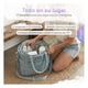 thumbnail image 2 of Pañalera Bolsa Para Bebé Esquimalito Daily Bag, Tote de Pañales con 11 Compartimentos y Bolsillo Térmico, Resistente al Agua Azul Cielo, 2 of 8