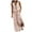 Khaki, variant on IROINNID Women's Sleeveless Sundress Full-Length Fashion Summer Casual Zipper Fork Opening Dress Solid Color V-Neck Dress