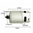 thumbnail image 3 of 13 Teeth 14.4V Motor for Bosch GSR GSR14.4-2-Li PSR14.4 Li-2 Durable Drill Motor Spare Parts Metal Power Tools Replacement Accessories, 3 of 5