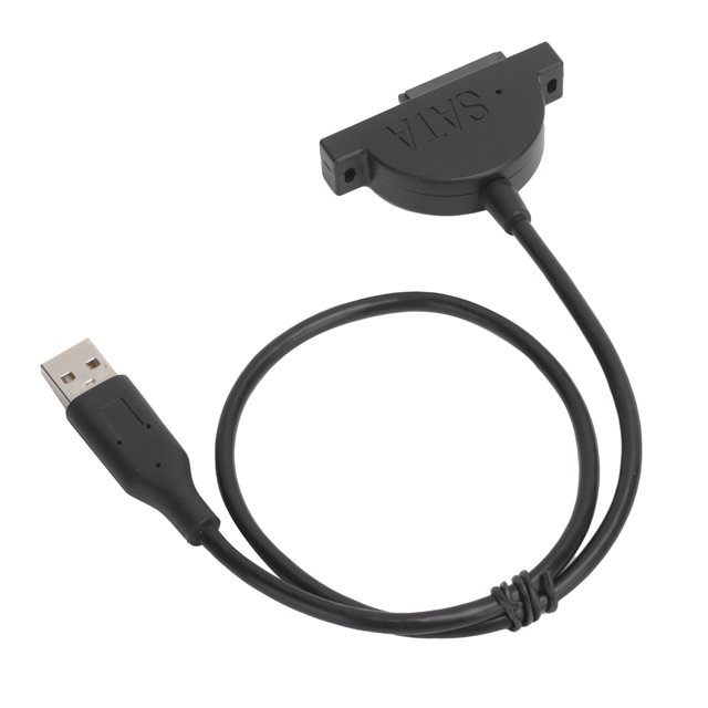 Cable adaptador PIN, adaptador SATA a USB Cable de unidad óptica de EE. UU. Cable de unidad óptica para portátil Diseño revolucionario
