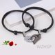 thumbnail image 2 of Un Par De Pulseras Simples De Pareja , Pulsera De Bloqueo De Amor Llave , Joyería En Blanco Y Negro Gao Jiahui unisex, 2 of 2
