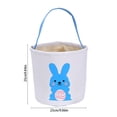 thumbnail image 3 of Decoraciones de Pascua, regalos de Pascua, adornos de Pascua, cesta de huevos de Pascua, bolsa con orejas de conejo de Pascua, cubo, bolsa de dulces para niños, bolsas de dulces Flock, 3 of 6