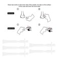 thumbnail image 4 of Sonew 50pcs 2-In-1 Face Nose Hair Removal Wax Sticks Disposable Hair Removal Applicator Sticks,Nose Hair Removal Wax Sticks,Face Hair Removal Wax Sticks, 4 of 11