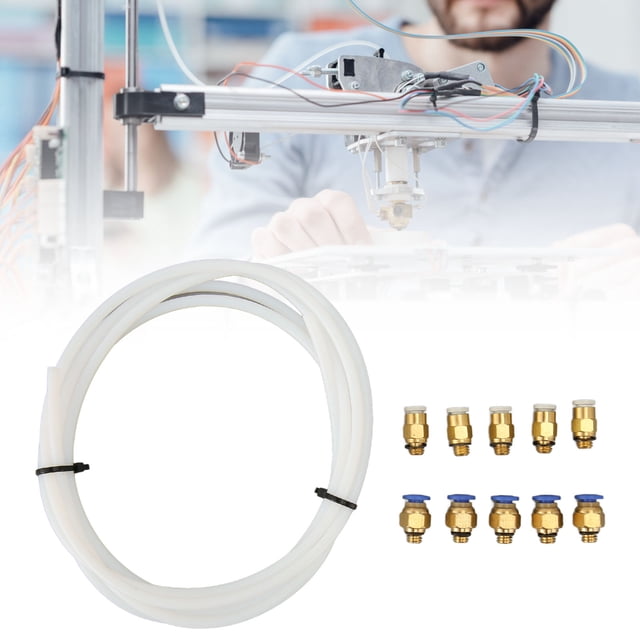 Juego de tubos de PTFE ANGGREK con accesorios neumáticos para impresora 3D Bambu Lab