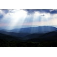 thumbnail image 2 of Hausenflock, Alan 14x11 White Modern Wood Framed Museum Art Print Titled - The Blue Ridge III, 2 of 4