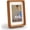 Natural Teak, variant on 8x8 Picture Frame with Mat for Pictures 6x6, Square walnut wood desk frame with plexiglass, perfect for room decor or as a thoughtful gift