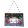 thumbnail image 2 of Christmas Bookshelf Table LED Pendant Premium Material Portable Door Sign for Holiday Parties Gate Decor, 2 of 4