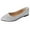 Silver, variant on Caqnni Flats Shoes Women Women's Dress Shoes Business Dressy Casual Shoes Ballet Flats Loafers Comfortable Slip on Shoes (Silver,40)