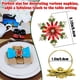 thumbnail image 3 of Juego de 8 servilleteros navideños plateados con forma de copo de nieve for mesas de comedor: decoración rústica for bodas, Navidad, Acción de Gracias y cenas festivas., 3 of 6