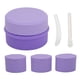 thumbnail image 2 of Tarro de crema de silicona vacío 3 dispensadores portátiles reutilizables contenedor de 82 ml juego de recipientes cosméticos de silicona a prueba de fugas recargables para ANGGREK Otros, 2 of 8