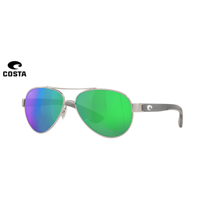Costa Del Mar Women s Loreto Polarized Aviator Sunglasses Golden Pearl Grey Polarized 580P 56 mm Walmart