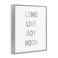 thumbnail image 2 of Stupell Industries Modern Long Live Boy Hood Gray Framed Giclee Art, 16 x 20, by Katie Griggs, 2 of 8