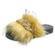thumbnail image 2 of Moda mujer sólido tobillo rebaño verano diapositiva sandalias planas chanclas Shose Wmkox8yii  hj789, 2 of 4