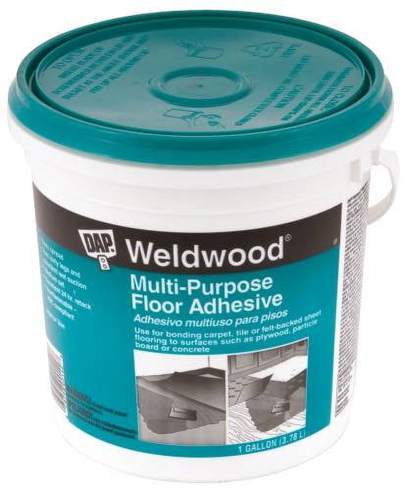 DAP Weldwood 00142 Off White Flooring Adhesive 1 Gal for Various Surfaces