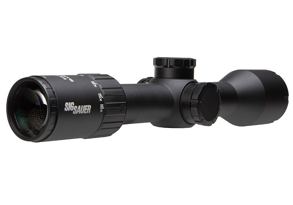 Sig Sauer Whiskey6 Scope 3-18X44Mm, 30mm, SFP, Quadplex